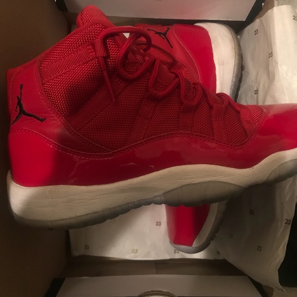 red high top 11s